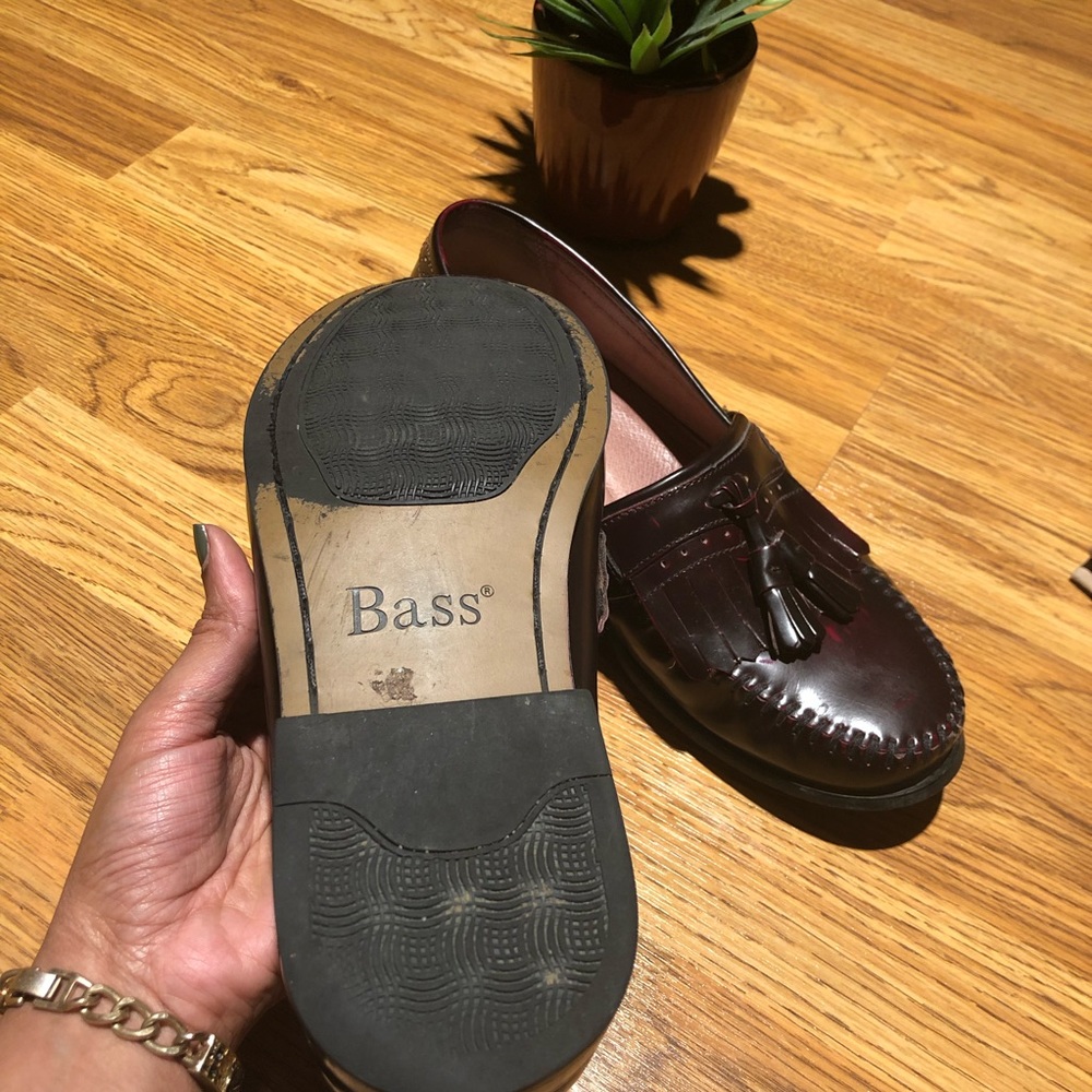 ⏱FINAL SALE⏱Wine Leather Bass Loafers - Picture 5 of 7